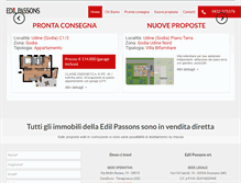 Tablet Screenshot of edilpassons.com